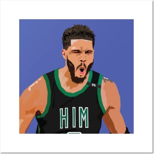 Jayson Tatum Him Portrait Posters and Art